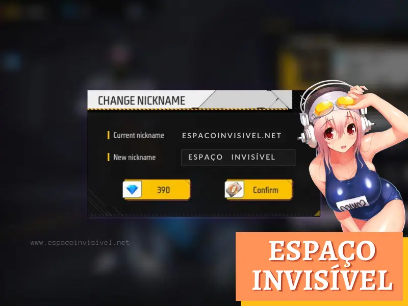 Espa o Invis vel FF Pequeno M dio Grande